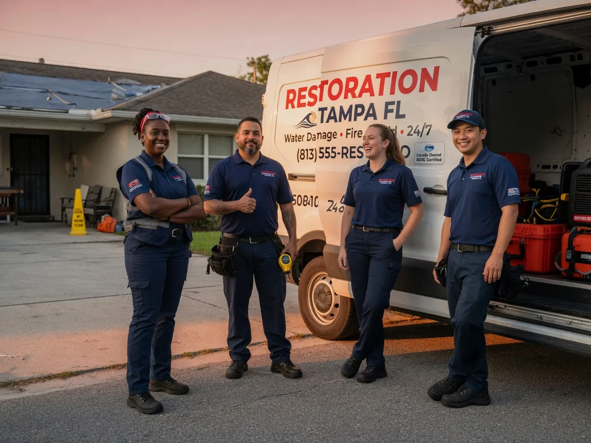 Water Damage Restoration company in Sainte Marie, IL